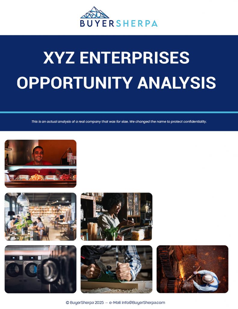 Free Business For Sale Analysis Report